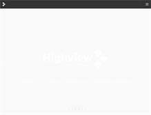 Tablet Screenshot of highview.org